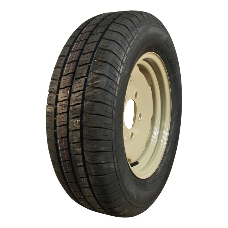 pneu + roue 195/70 R14C 5Jx14H2 ET0 94/140/5 métal Kargomax ST-6000 M+S gris argent