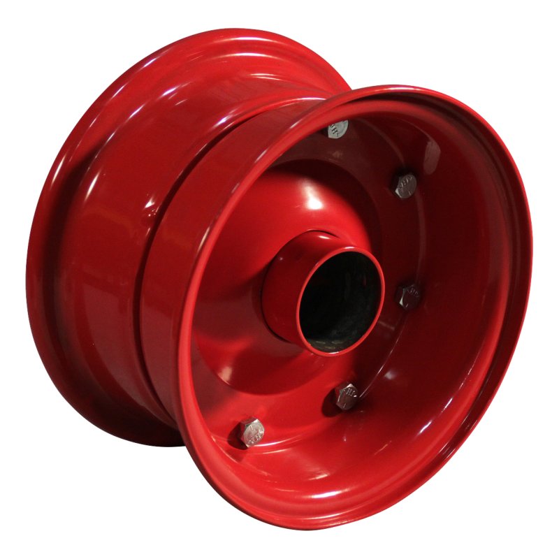 pneu + roue 18x7-8 4.40D-8 ET0 NL100mm métal PL-801 Rouge 18x7.00-8 (190-8)