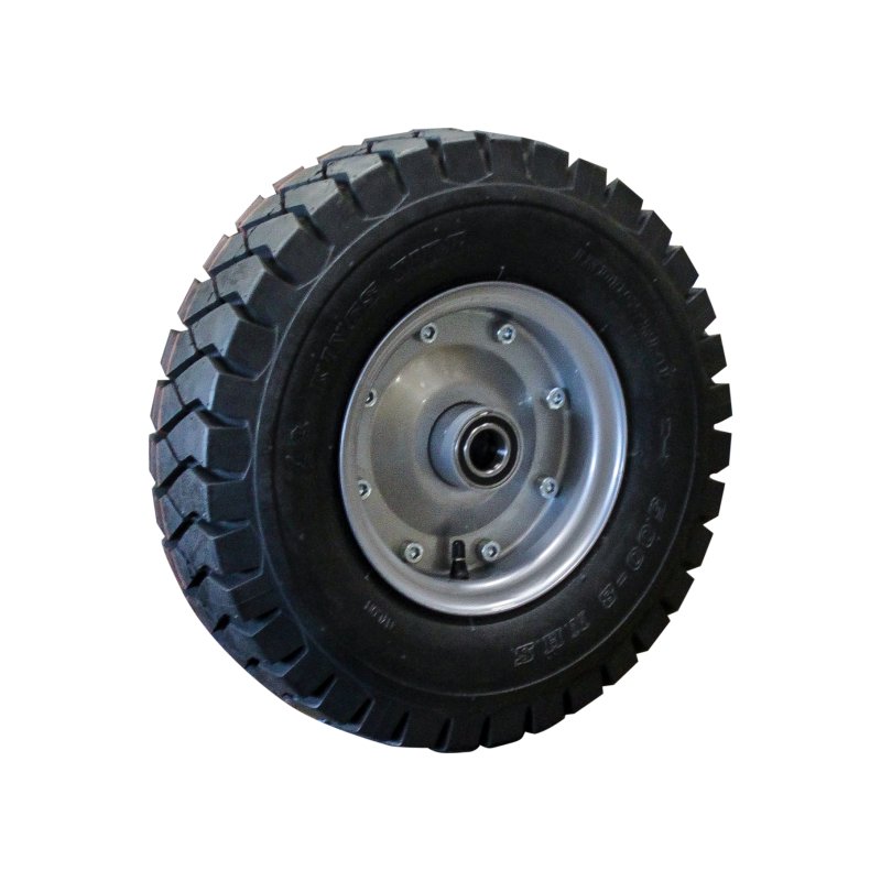 pneu + roue 5.00-8 3.00D-8 ET0 NL100mm métal V-2502 gris