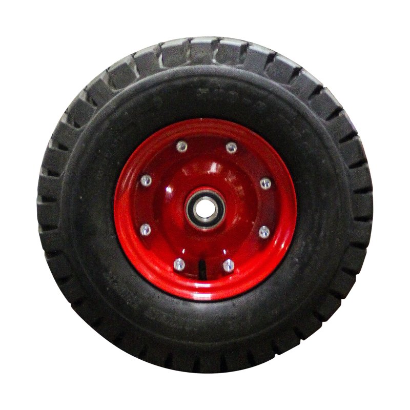 pneu + roue 5.00-8 3.00D-8 ET0 NL100mm métal V-2502 Rouge