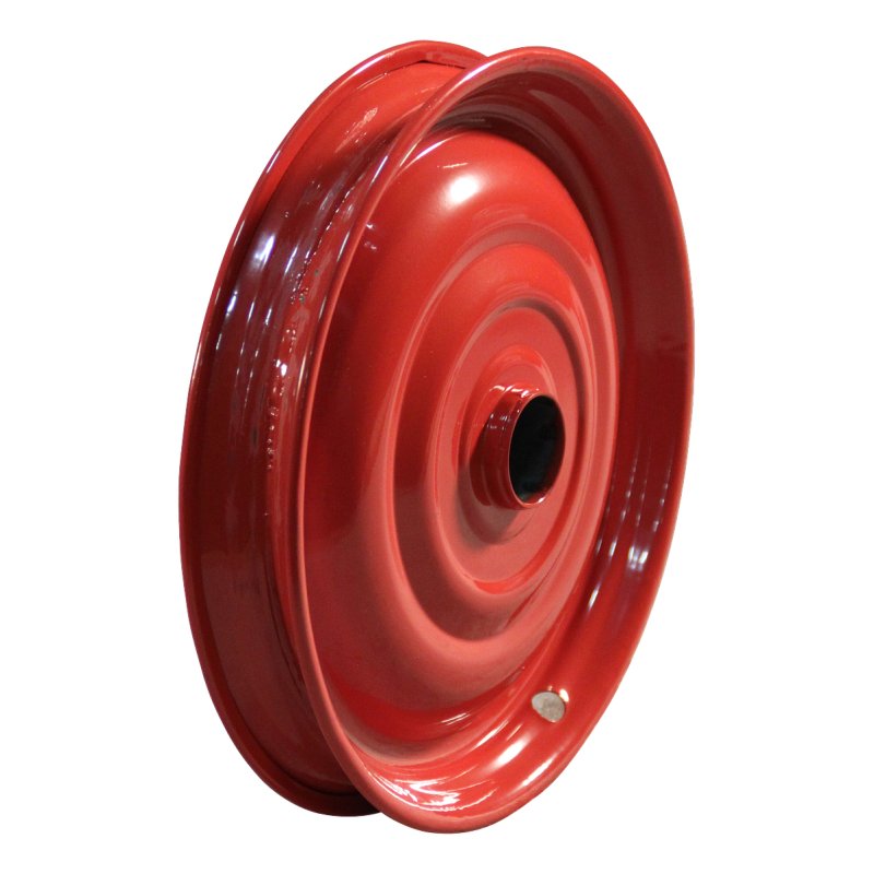 pneu + roue 12 1/2 x 2 1/4 (2.25-8) 1.25x8 (12 1/5x 12 1/4) ET0 Ø30 métal V-6511 Rouge