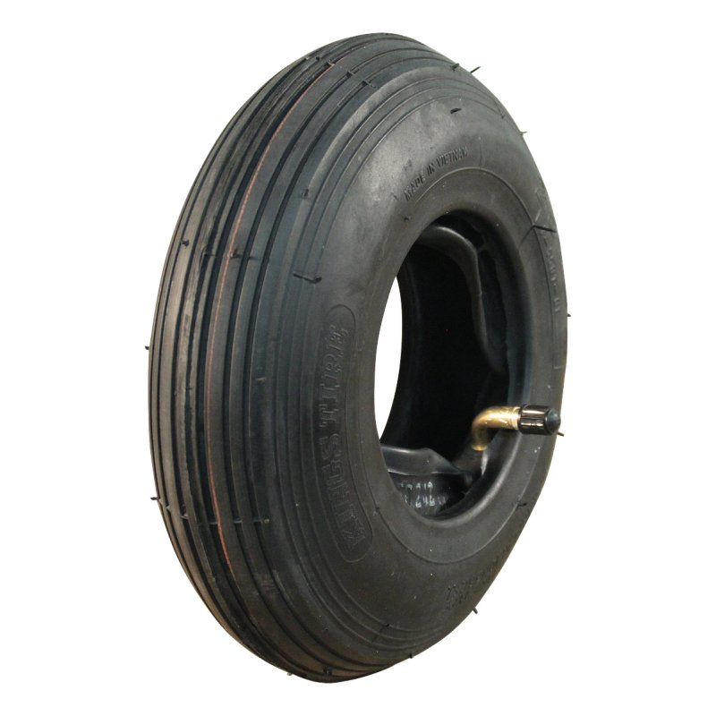 pneu + roue 2.50-4 2.10-4 ET0 roulement à billes Ø20 NL75mm métal V-5501 gris argent