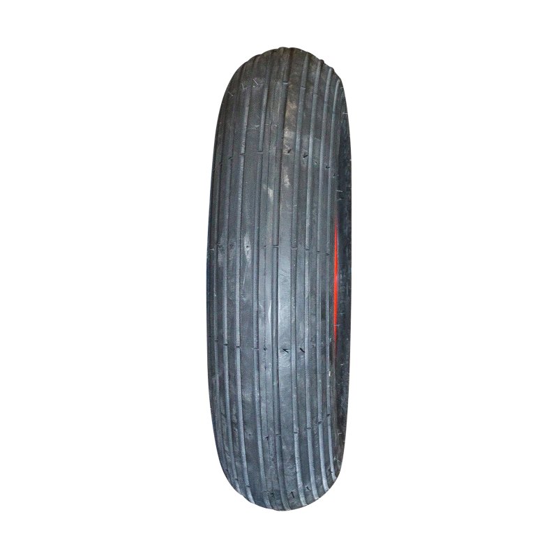 pneu + roue 4.80/4.00-8 2.50Ax8 ET0 NL75mm plastique S-2202 Rouge roulement à rouleaux
