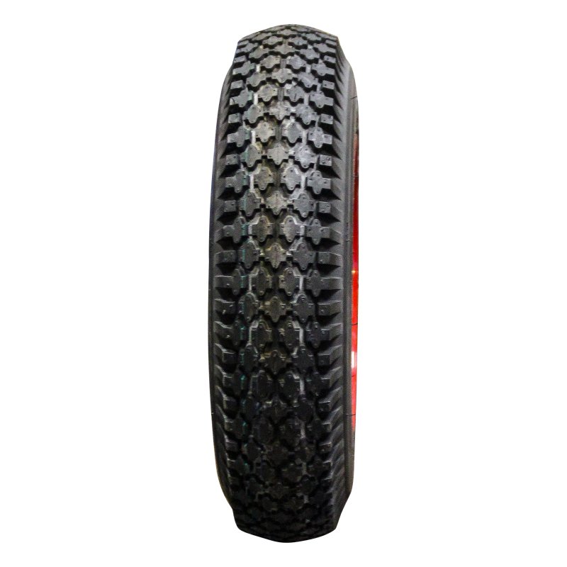 pneu + roue 4.80/4.00-8 3.00D-8 ET0 NL100mm métal S-2202 Rouge