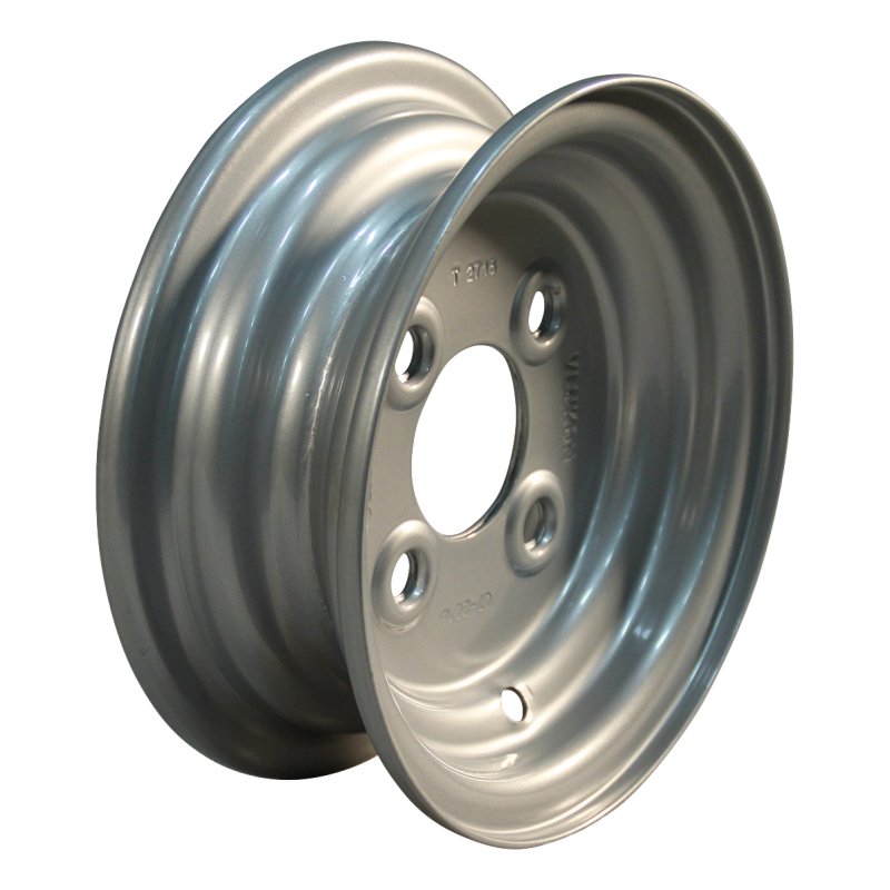 pneu + roue 4.80/4.00-8 3.00Dx8 ET0 60/100/4 métal S-2202 gris argent