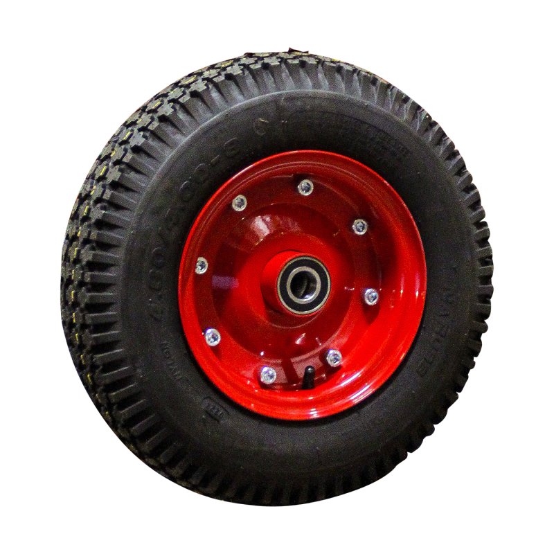 pneu + roue 4.80/4.00-8 3.00D-8 ET0 NL100mm métal S-2202 Rouge