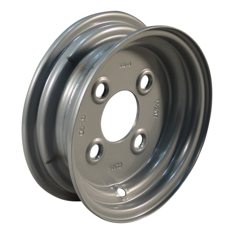 pneu + roue 4.80/4.00-8 2.50Ax8H2 ET-2 60/100/4 métal S-2301 gris argent