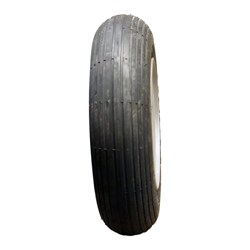 pneu + roue 4.80/4.00-8 3.00D-8 ET0 94/140/5 métal S-2301 gris argent