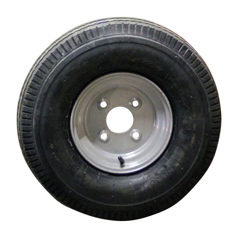 pneu + roue 5.00-8 3.00Dx8 ET0 60/100/4 métal HF-214 gris argent