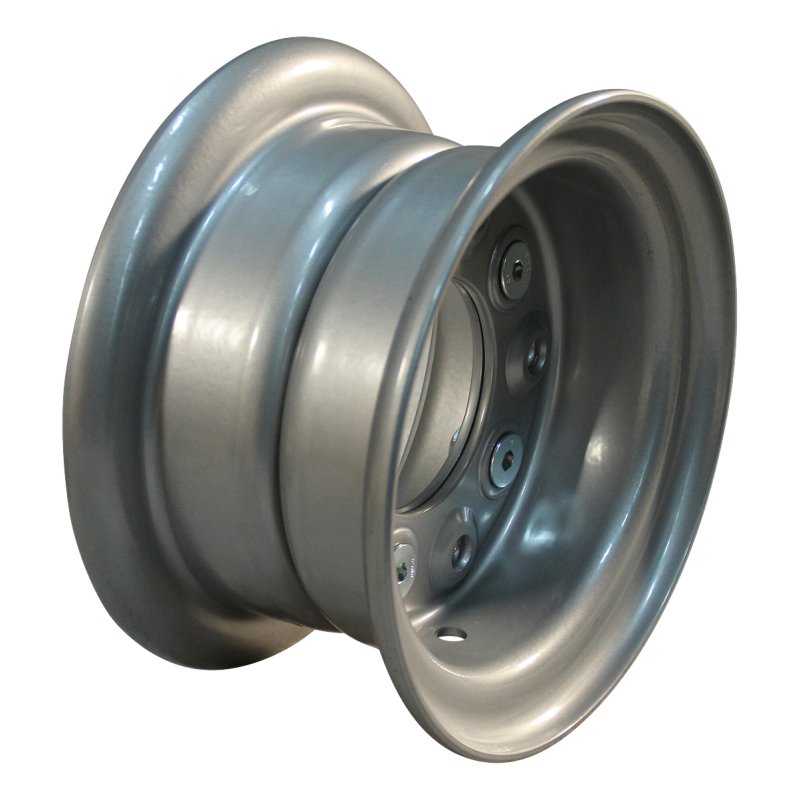 pneu + roue 5.00-8 4.33R-8 ET0 94/140/5 métal HF-281 gris argent