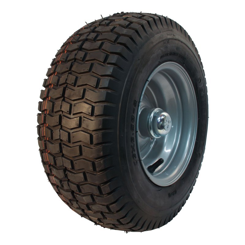 pneu + roue 16x6.50-8 5.50Ax8H2 ET0 NL73mm métal V-3502 gris