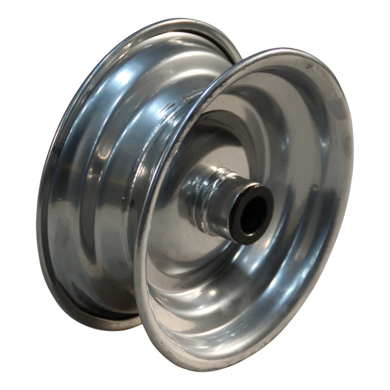 pneu + roue 3.50-6 2.50Ax6 ET0 roulement à rouleaux Ø20 NL75mm métal V-8502 gris