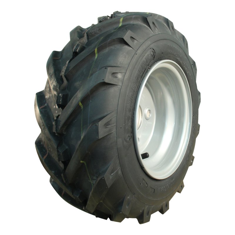 pneu + roue 16x6.50-8 5.50x8H2 ET-2 60/100/4 métal V-8501 gris argent