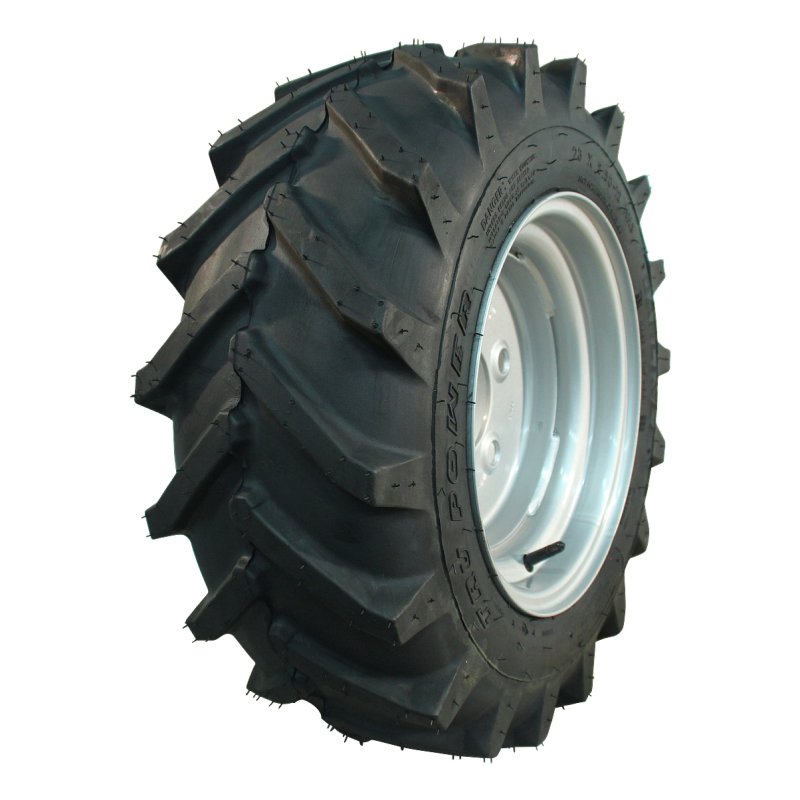 pneu + roue 23x8.50-12 (215/65-12) 7.00x12 ET0 94/140/5 métal Tru Power gris argent