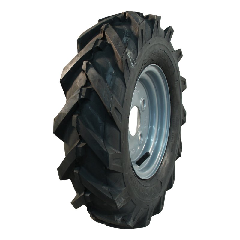 pneu + roue 4.80/4.00-8 (122/90-8) 2.50Ax8H2 ET-2 60/100/4 métal V-8501 gris argent