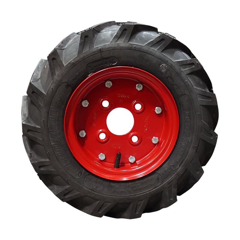 pneu + roue 4.80/4.00-8 (122/90-8) 3.00D-8 3.00D-8 ET0 ET0 60/100/4 60/100/4 métal métal V-8501 Rouge Rouge