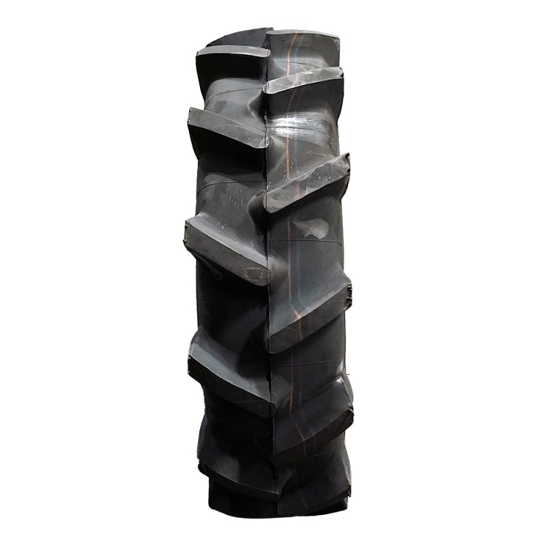 pneu + roue 6.00-12 4.00Bx12H2 ET0 60/100/4 métal V-8803 gris argent