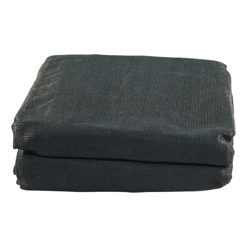 filet de sécurité micro mailles 5300x2300mm PE, 220gr/m2 noir foncé RAL 9005