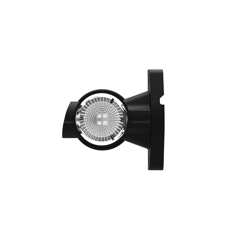 LED feu de position 96 x 97 x 52mm rouge/blanc/orange droit câble 20cm 12/24 V
