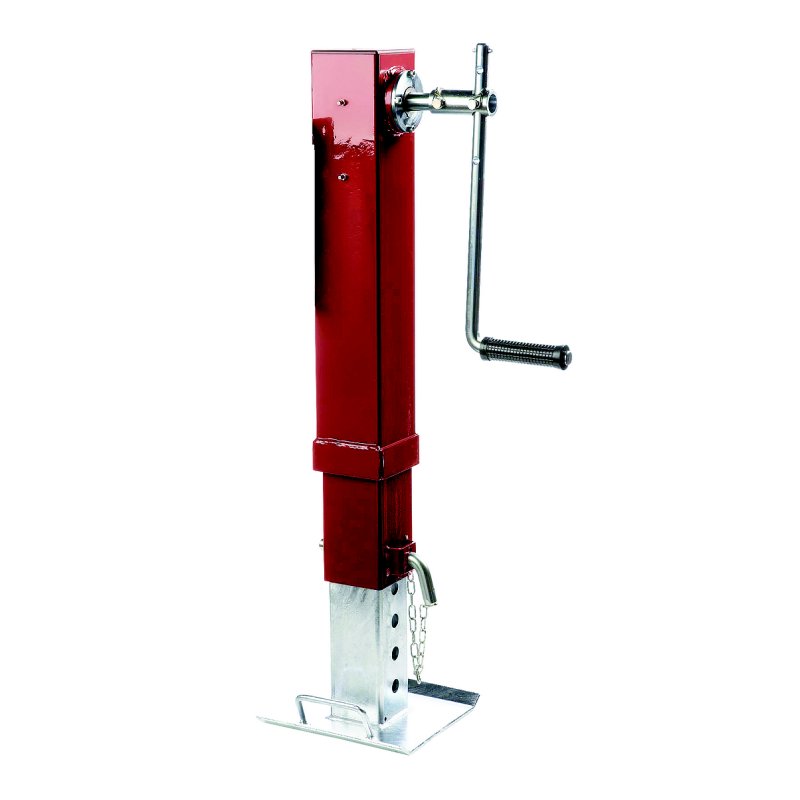 pied béquille forte charge ⧄110mm 6000kg boîtier intérieur et platine zinc-laminé