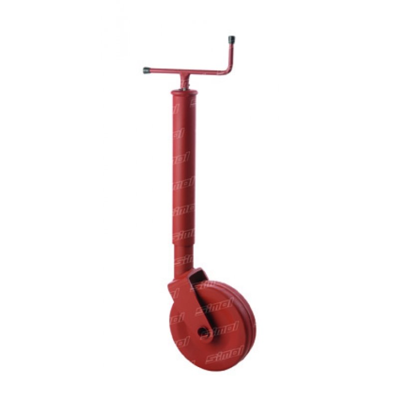 roues jockey, non pliable Ø70mm roue acier Ø270x74mm 1000kg peint au minium