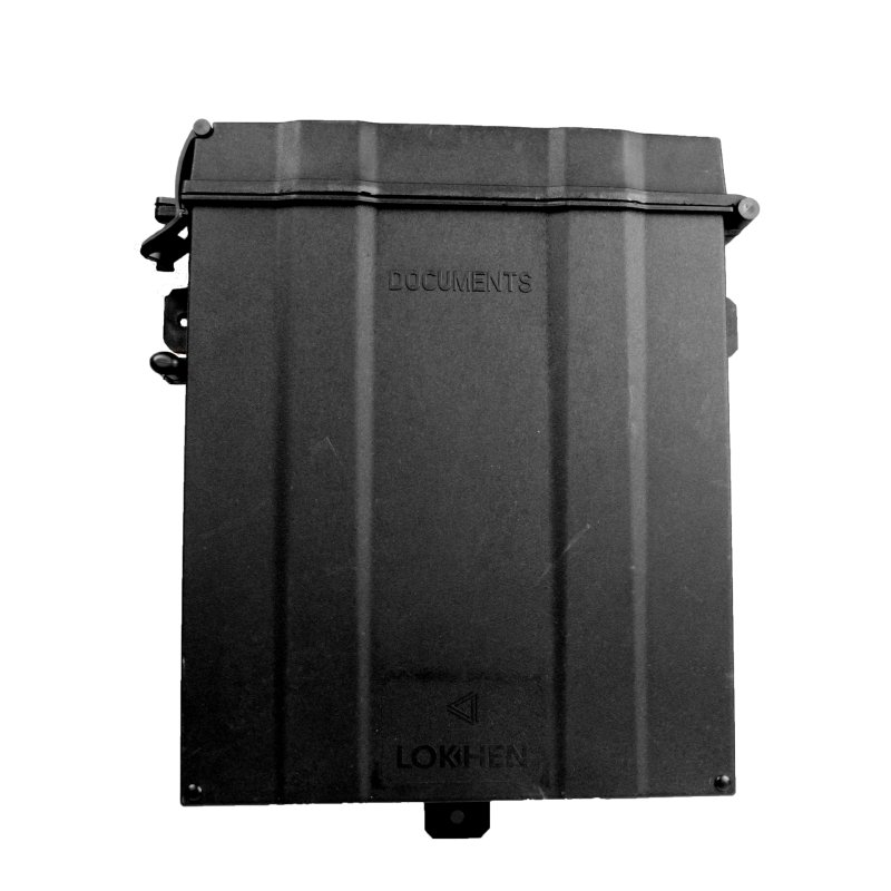 boîte à documents noir droite rectangulaire 318x367x67mm