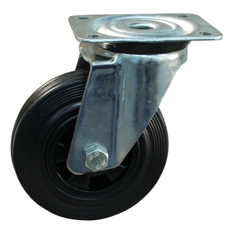 roulette pivotante 140mm série 01 ᠆ 91 montage de la plaque palier lisse