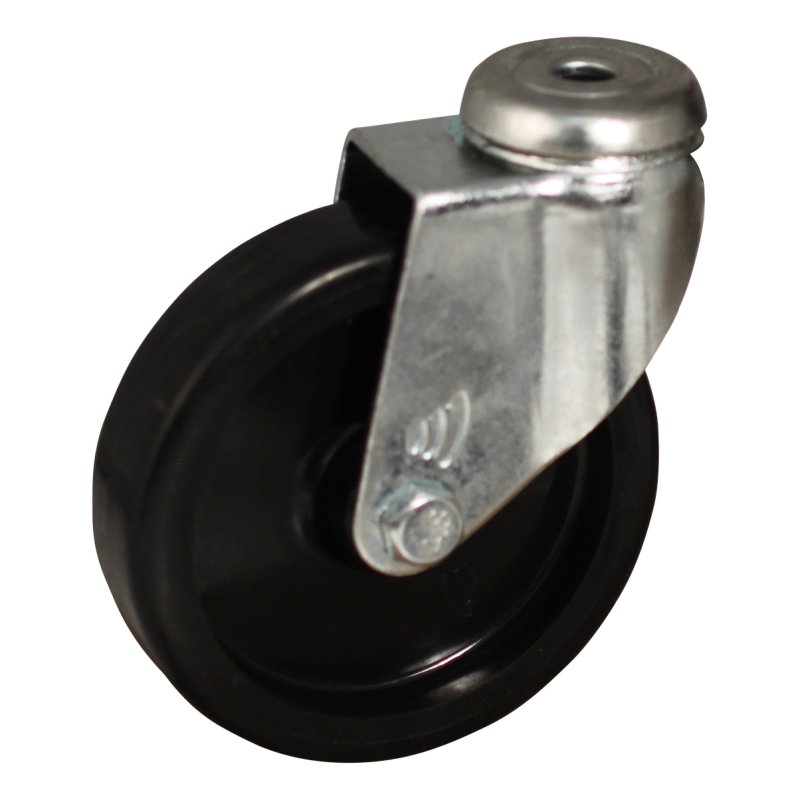 roulette pivotante 50mm serie 65 - 60 trou pour boulon palier lisse