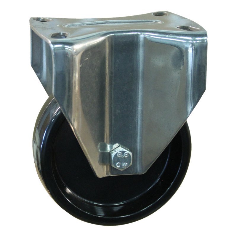 roue fixe 100mm serie 35 ᠆ 29 montage de la plaque palier lisse