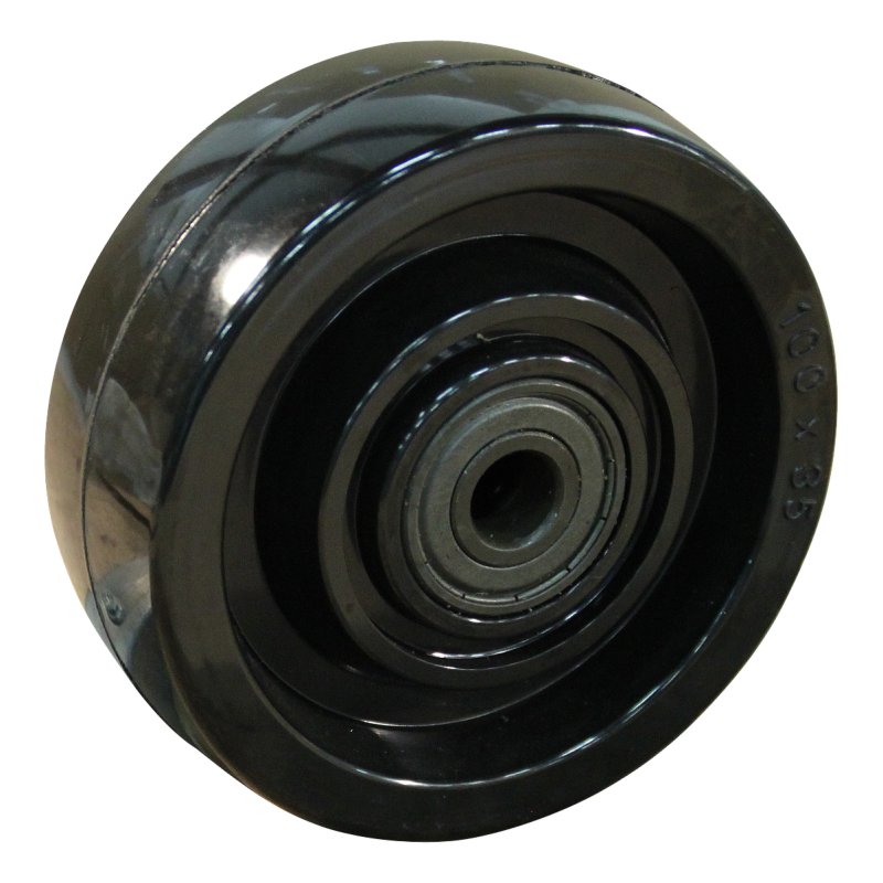 roulette pivotante 100mm serie 35 ᠆ 29 trou pour boulon roulement à billes