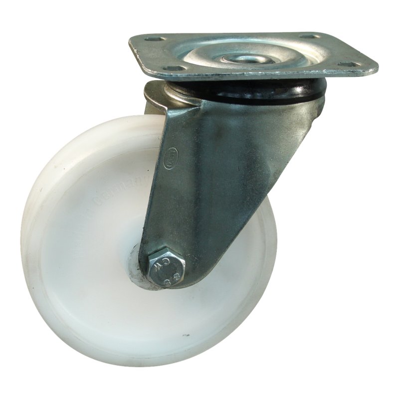 roulette pivotante 100mm serie 34 ᠆ 11 montage de la plaque palier lisse