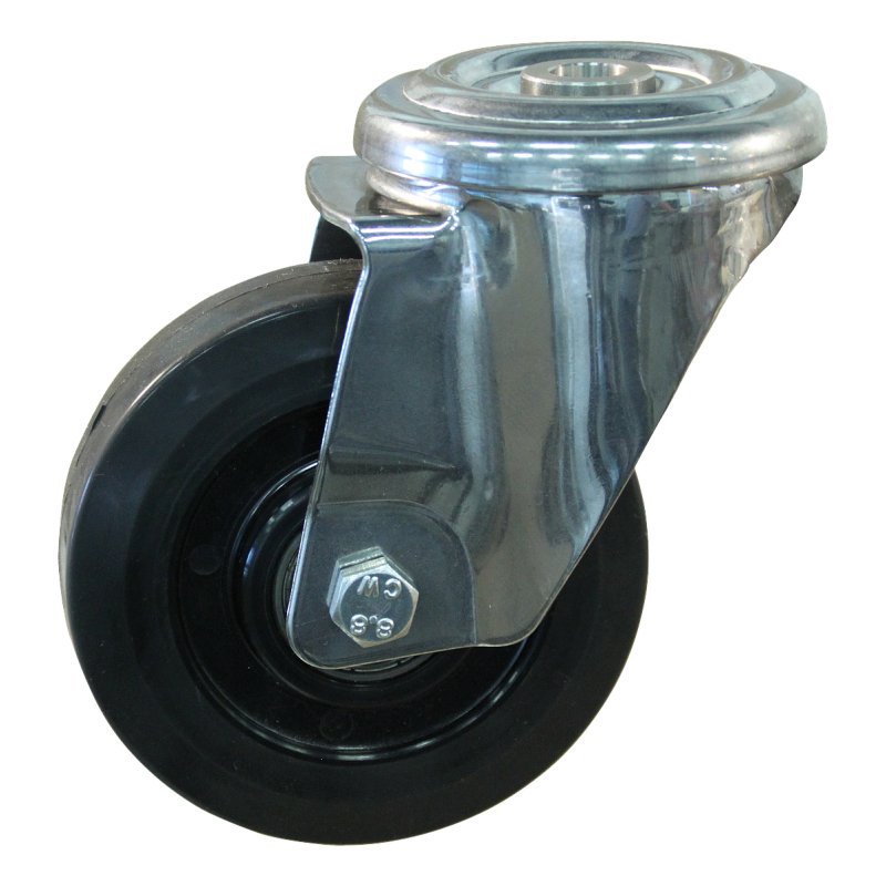 roulette pivotante 100mm série 16 ᠆ 29 trou pour boulon roulement à billes
