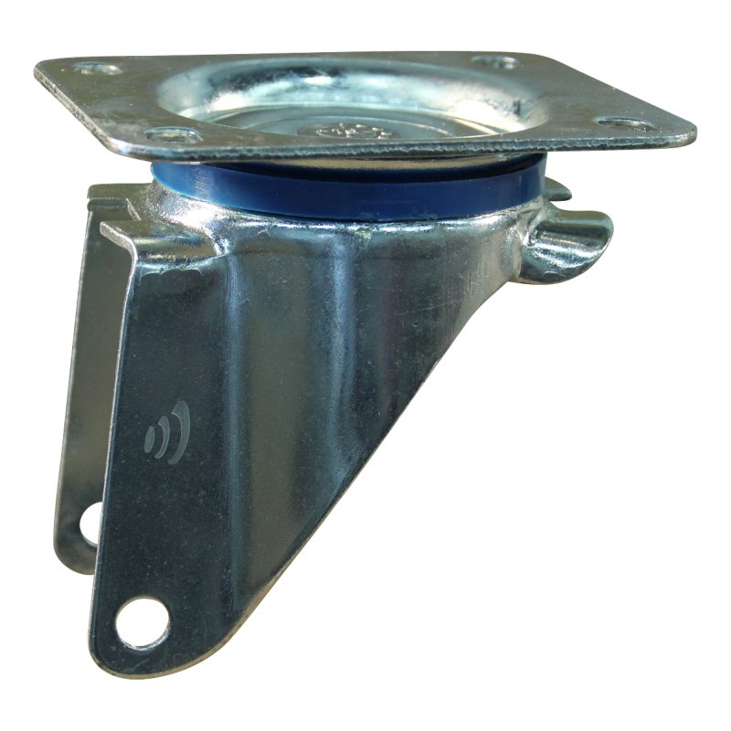 roulette pivotante 200x50 1.25x3.8 (200x50) ET0 NL60mm métal V-5501 gris argent 200mm 12 plaatbevestiging met uitsparing richti