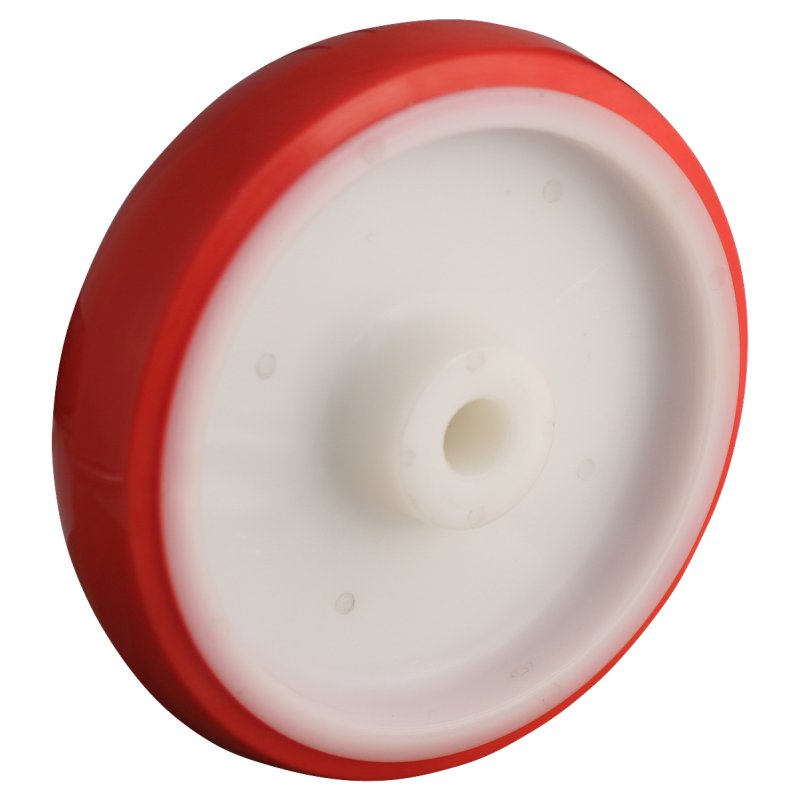 roulette pivotante 200mm série 27 ᠆ 30 trou pour boulon palier lisse