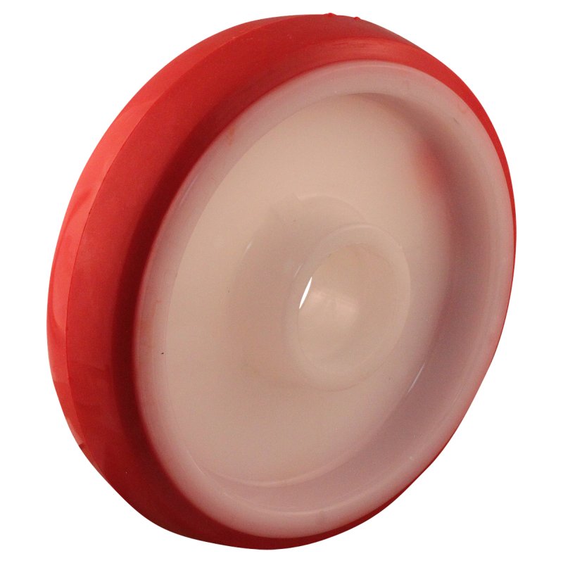 roulette pivotante 200mm série 27 ᠆ 30 trou pour boulon Roulement à billes en inox
