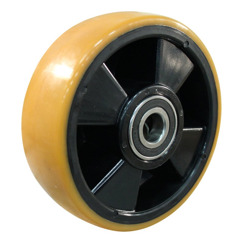 roulette pivotante 160mm série 27 ᠆ 31 trou pour boulon Roulement à billes en inox