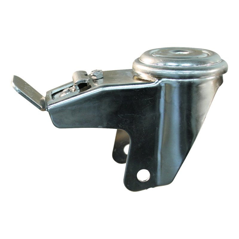 roulette pivotante avec frein 125mm série 27 ᠆ 31 trou pour boulon palier lisse