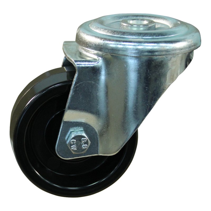 roulette pivotante 80mm serie 35 ᠆ 09 trou pour boulon palier lisse