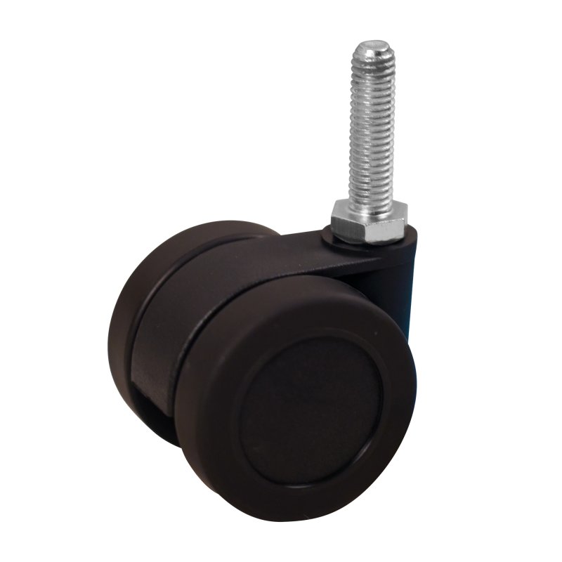 roulette pivotante 42mm 42mm série 74-73 draadstift M8 palier lisse palier lisse