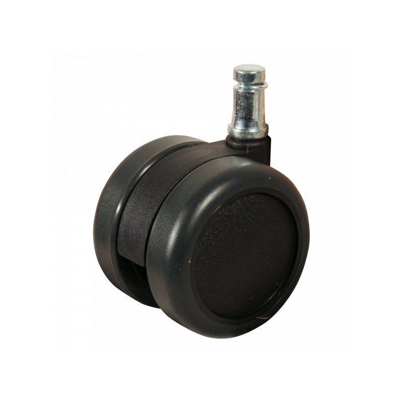 roulette pivotante 60mm série 74-73 goupille glissant palier lisse