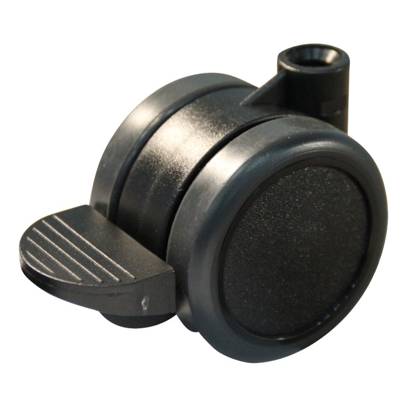 roulette pivotante avec frein 50mm série 74-73 gat t.b.v. stiftmontage palier lisse