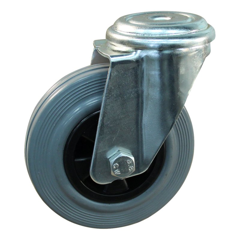 roulette pivotante 140mm serie 11 ᠆ 91 trou pour boulon palier lisse