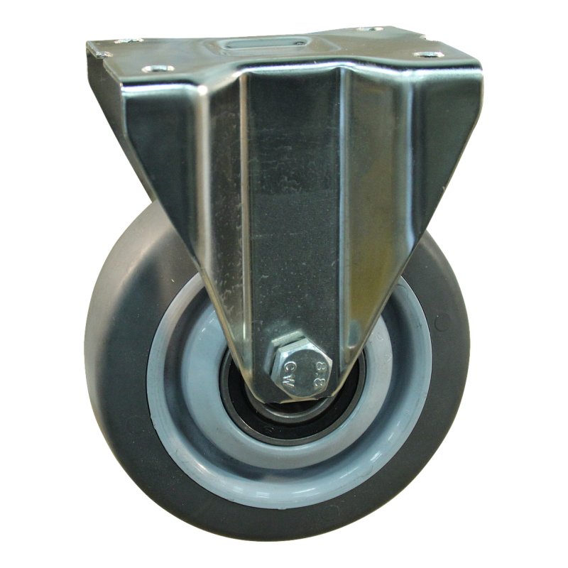 roue fixe 160mm serie 19 ᠆ 31 montage de la plaque Roulement à billes en inox