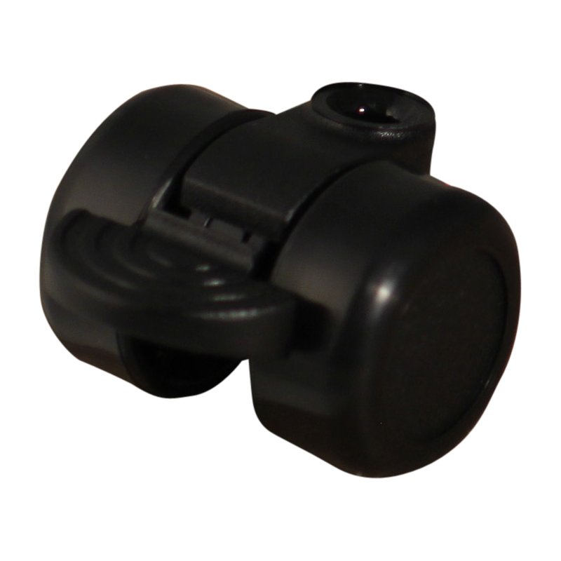 roulette pivotante avec frein 36mm série 65-73 draadstift M10 palier lisse