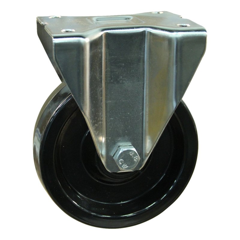 roue fixe 150mm serie 35 ᠆ 31 montage de la plaque palier lisse