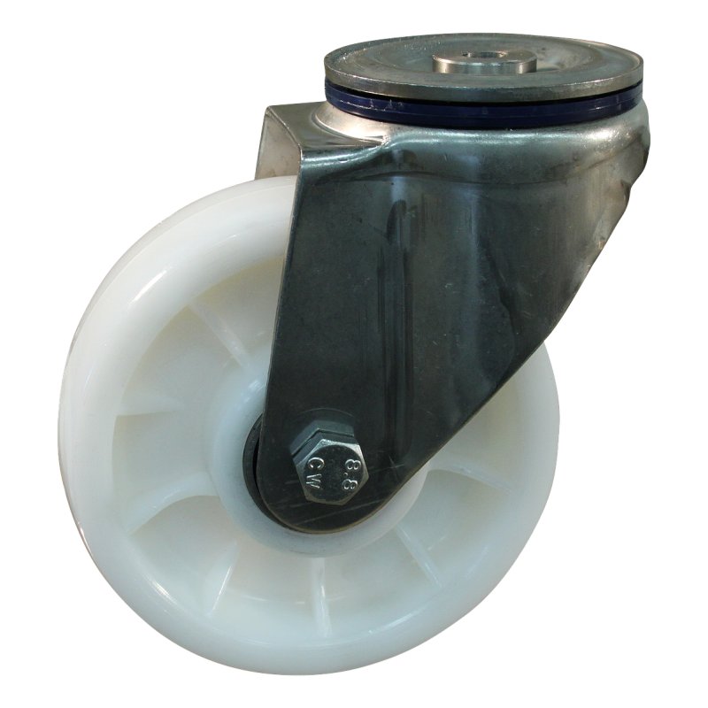 roulette pivotante 150mm serie 34 ᠆ 31 trou pour boulon roulement à billes