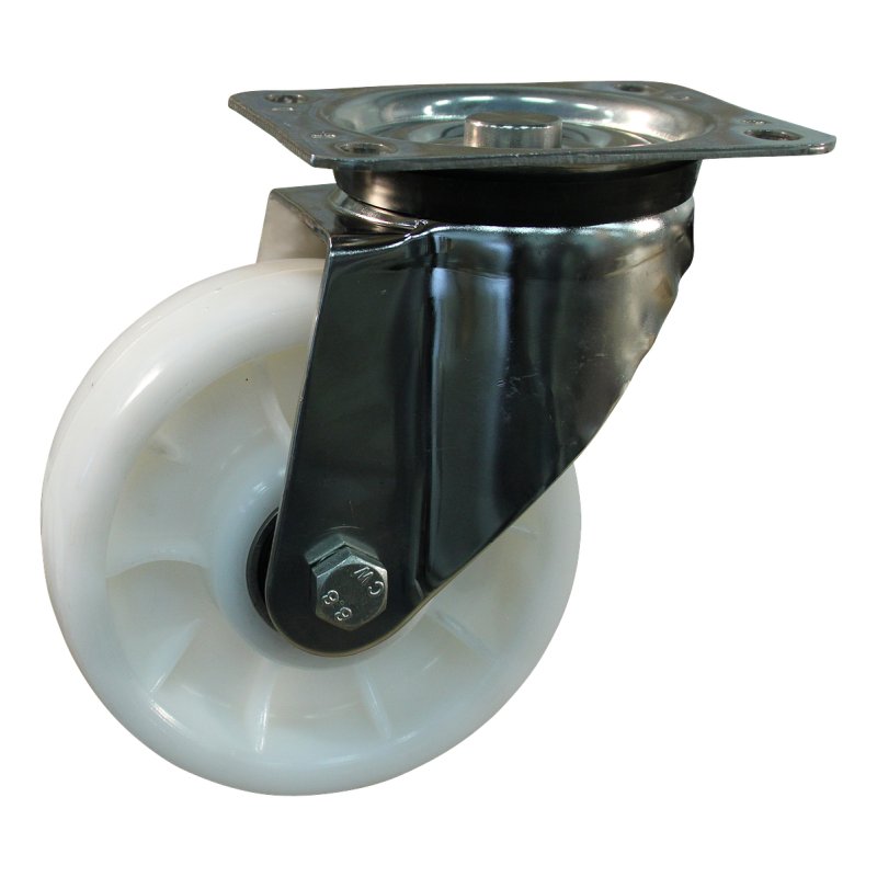 roulette pivotante 150mm serie 34 ᠆ 31 montage de la plaque Roulement à billes en inox