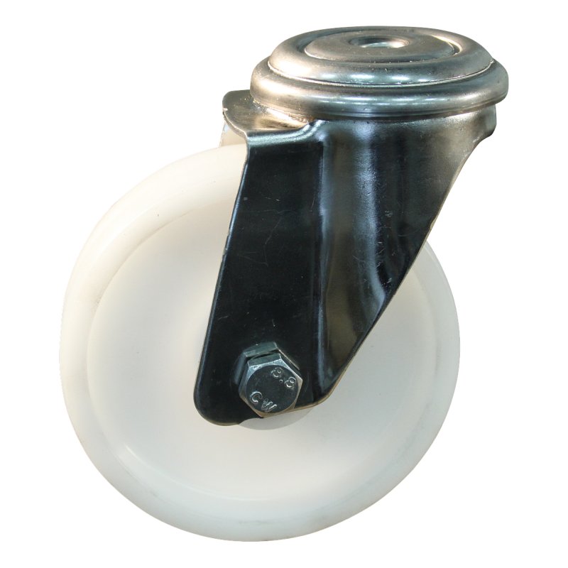 roulette pivotante 160mm serie 34 ᠆ 31 trou pour boulon palier lisse