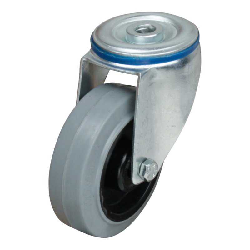 roulette pivotante 100mm série 14 ᠆ 15 trou pour boulon roulement à rouleaux