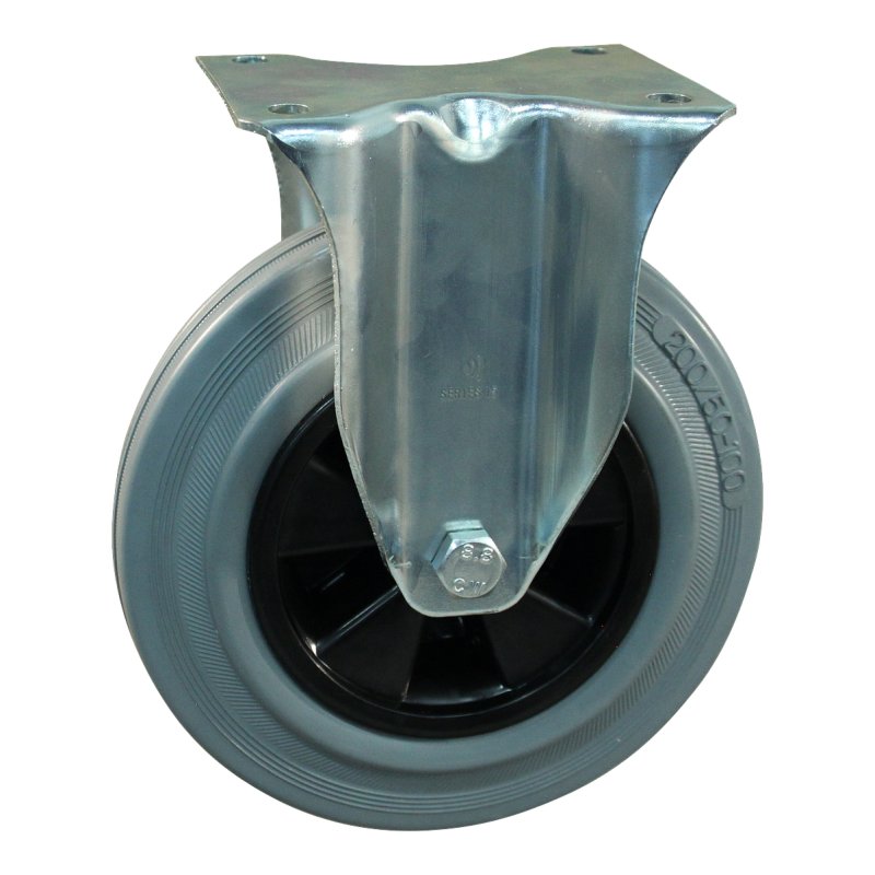 roue fixe 200mm serie 11 ᠆ 15 montage de la plaque palier lisse